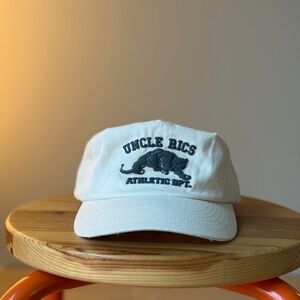 Uncle Rics Puff Print Cap in Cream